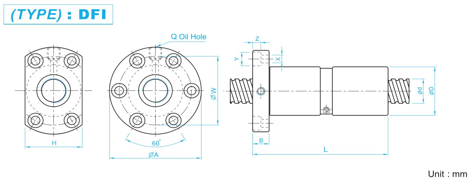 DFIR-DFI TYPE BALL SCREW