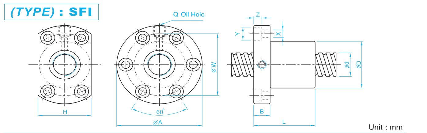 SFIR-SFI TYPE BALL SCREW