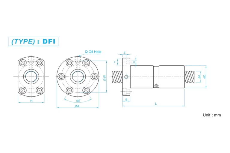 Dfir Dfi Type Ball Screw