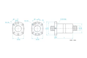 Dfur Dfu Type Ball Screw