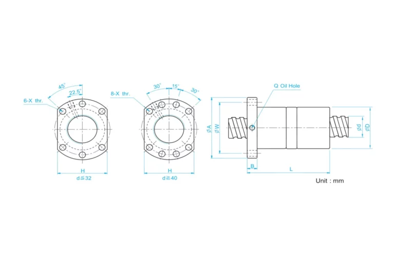 Dfur Dfu Type Ball Screw
