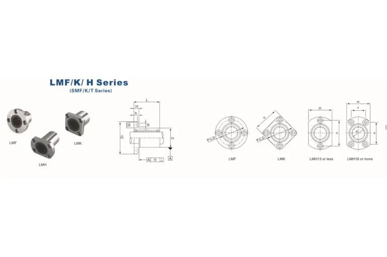 Lmf Lmk Lmh Flanged Linear Motion Ball Bearing