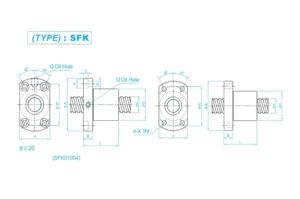 Sfk Type Ball Screw