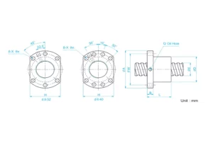 Sfur Sfu Type Ball Screw
