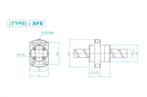 Sfyr Sfe Type Ball Screw