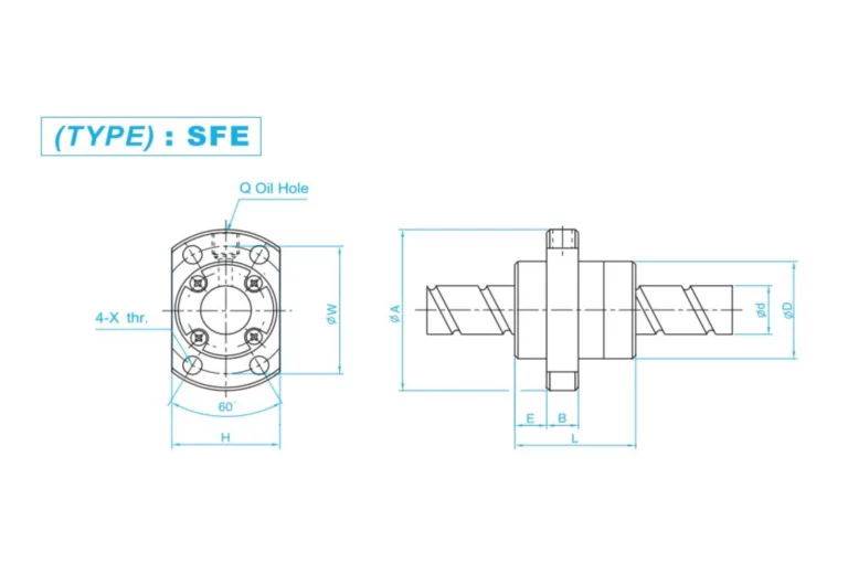 Sfyr Sfe Type Ball Screw