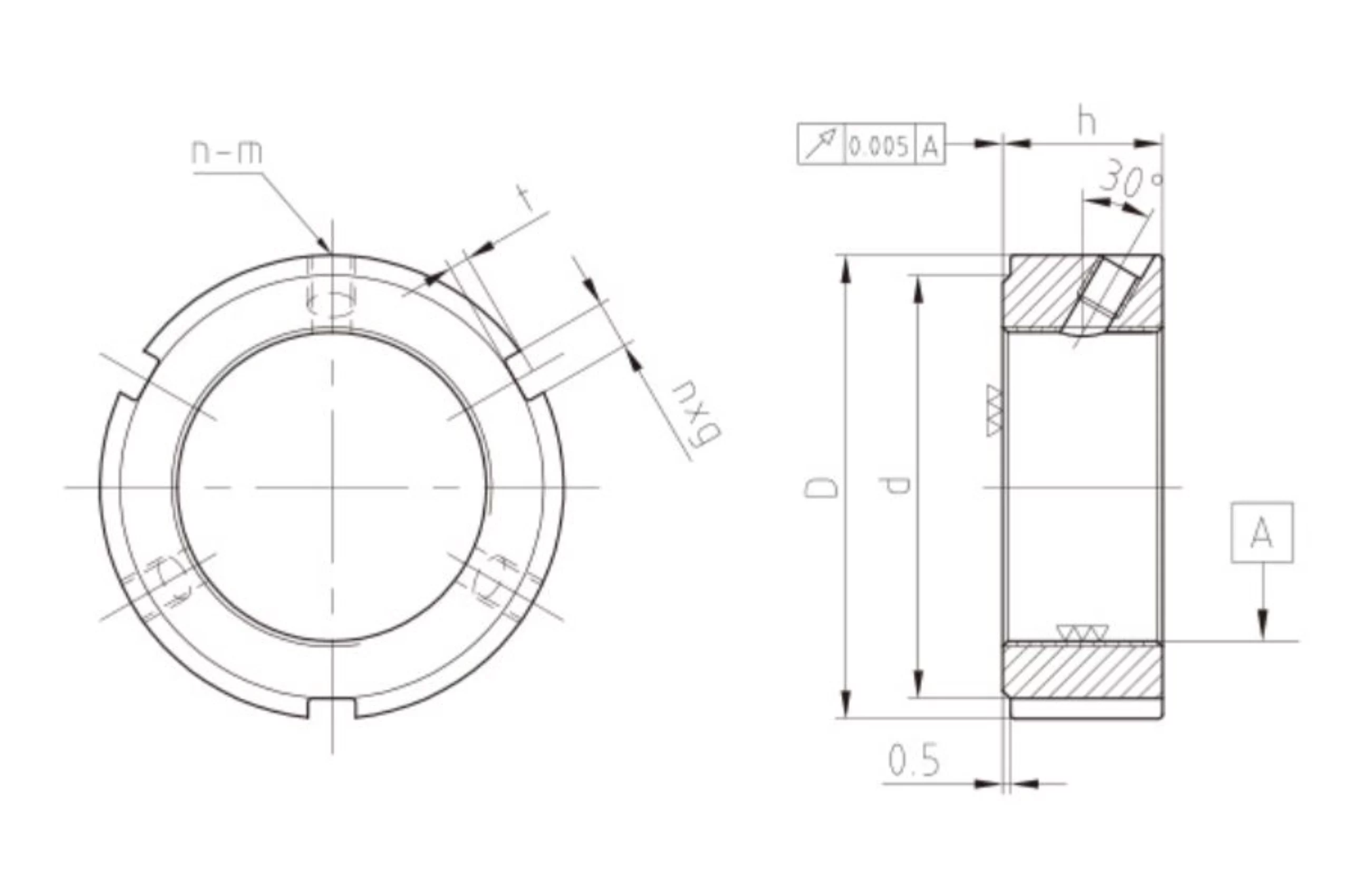 Swt F Series Locknut